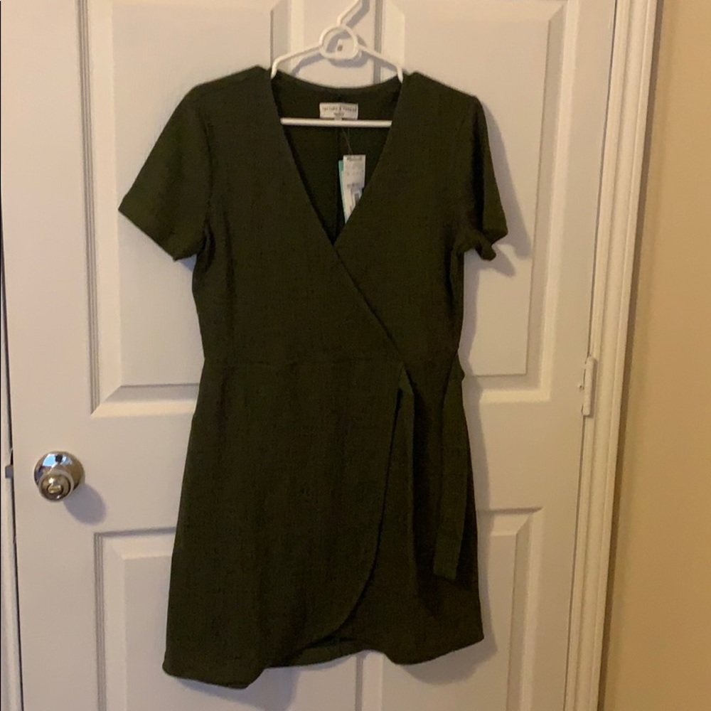 Olive Green Madewell dress